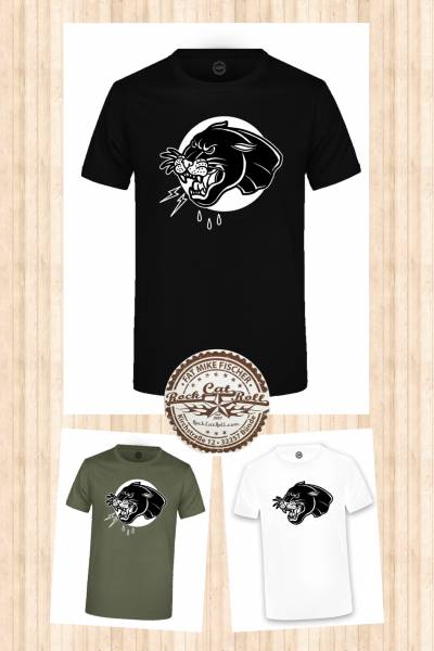 Oldschool Tattoo T-SHIRT "PANTHER-1" in 3 different colours
