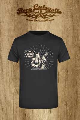 T-shirt Uomo Duke Stockport Girocollo Blu Con Stampa Chitarra - 100% Cotone, Taglie Da L A 10XL