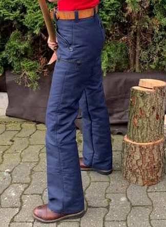 Guild-Trousers TWISTING-DOUBLE-PILOT English Leather Hamburg blue / Hamburg Stripes