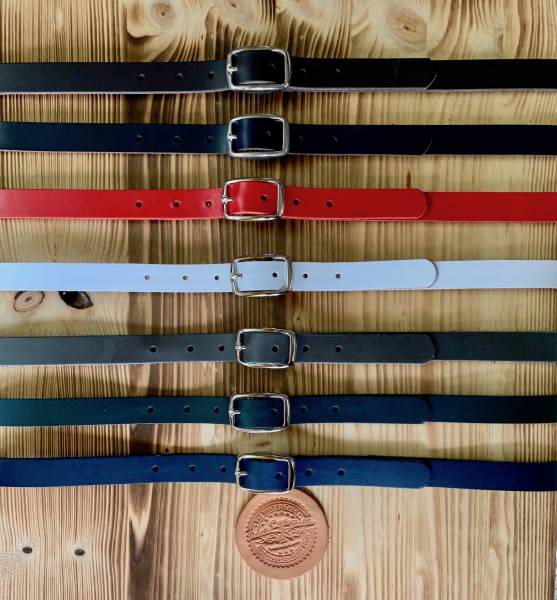 LEATHER - BELT, width 20 mm, Hepcat Belt, available in 7 colours