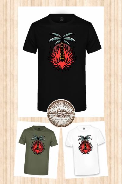 Oldschool Tattoo T-SHIRT "HOT SUMMER" in 3 different colours