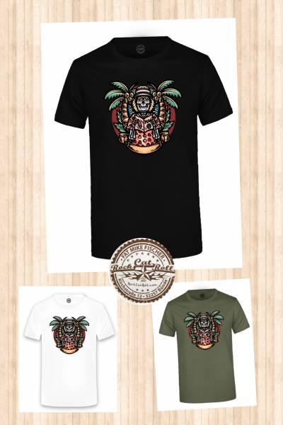 Oldschool Tattoo T-SHIRT "LOST IN PARADISE" in 3 different colours