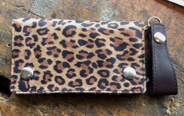 WALLET - Finest Leather Leo Print, Special Edition!