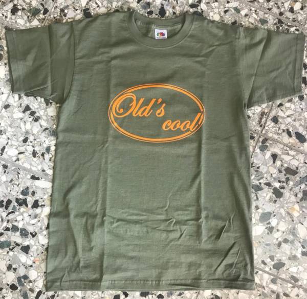T-SHIRT "Old´s cool" olive