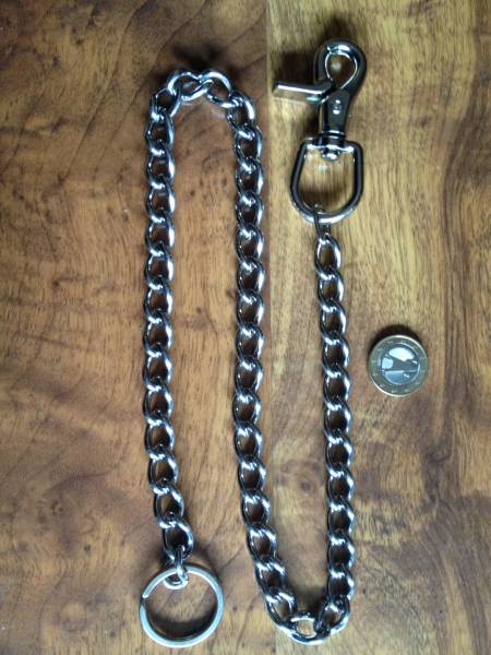 Wallet - Chain , stainless steel, 65cm long